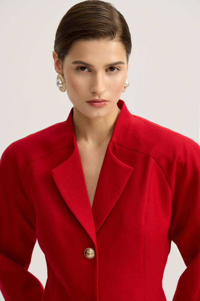 Жакет "Moena" из итальянской шерсти  Мавелти (Mavelty)