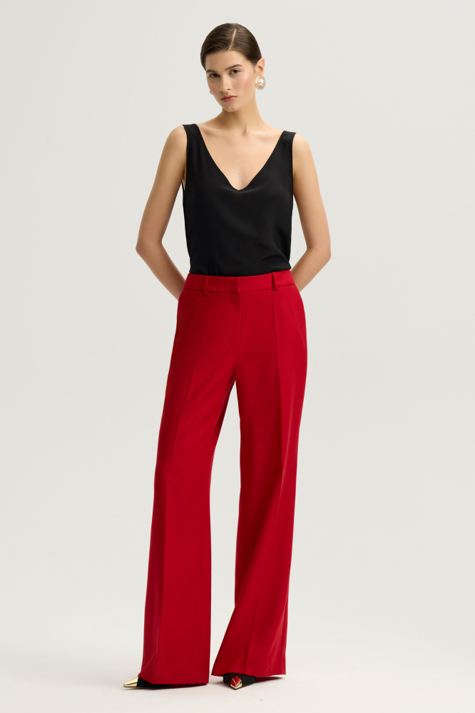 Брюки "Moena" из итальянской шерсти  Мавелти (Mavelty)