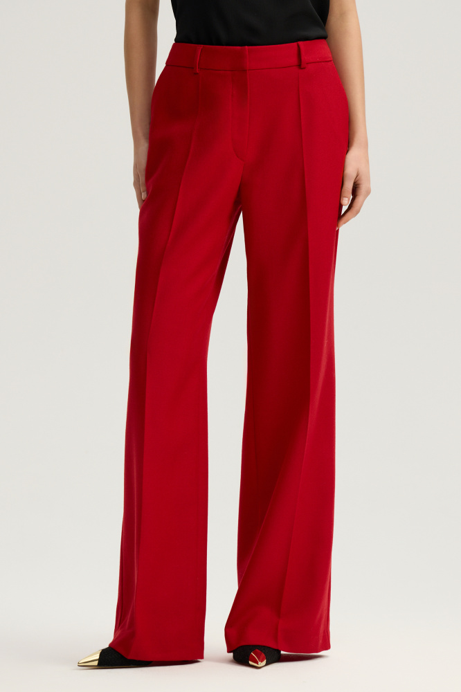 Брюки "Moena" из итальянской шерсти  Мавелти (Mavelty)