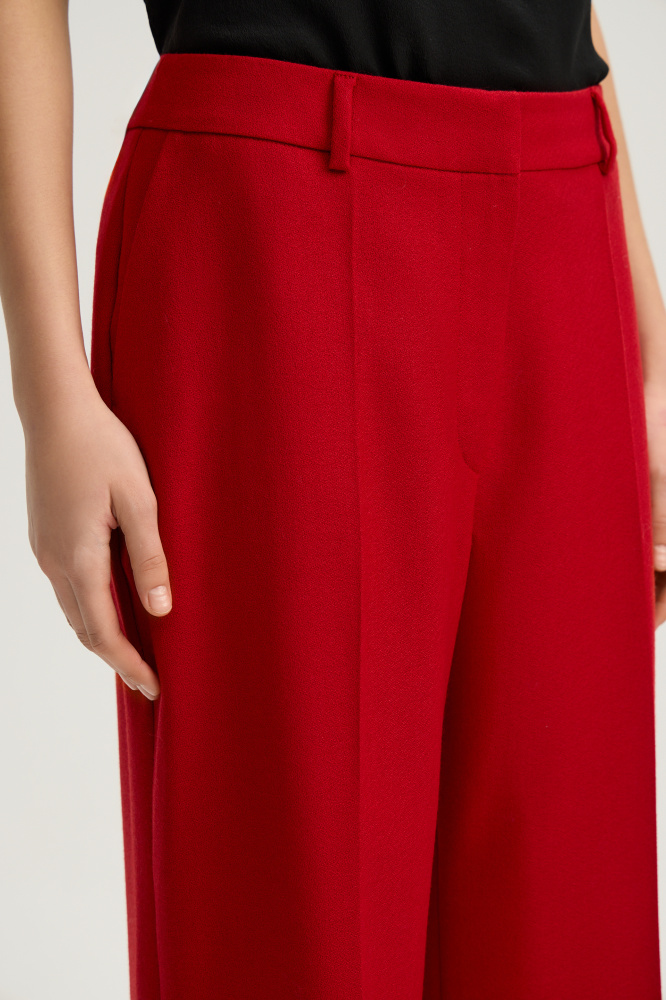 Брюки "Moena" из итальянской шерсти  Мавелти (Mavelty)