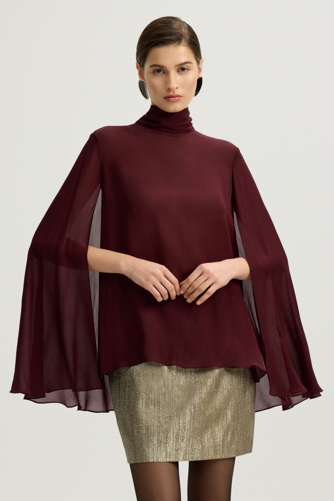 Блуза "Rimini" из итальянской вискозы Мавелти (Mavelty)