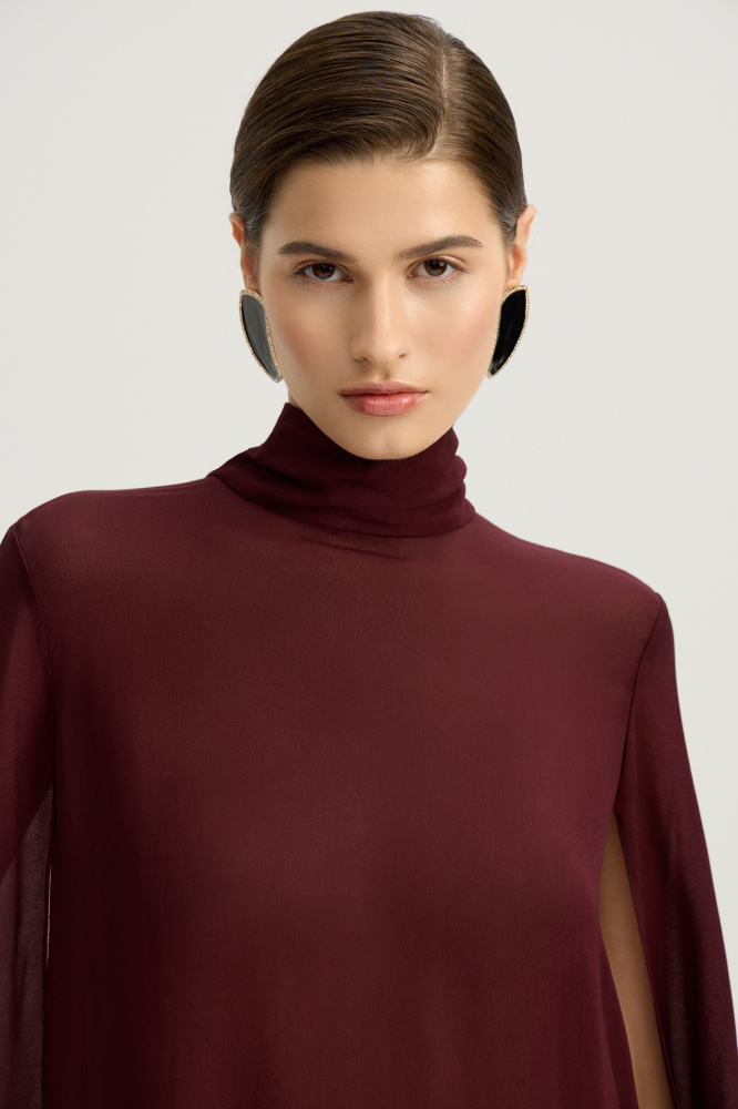 Блуза "Rimini" из итальянской вискозы Мавелти (Mavelty)