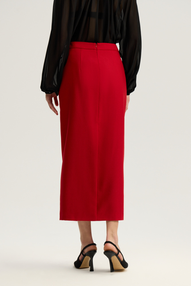 Юбка "Moena" из итальянской шерсти  Мавелти (Mavelty)