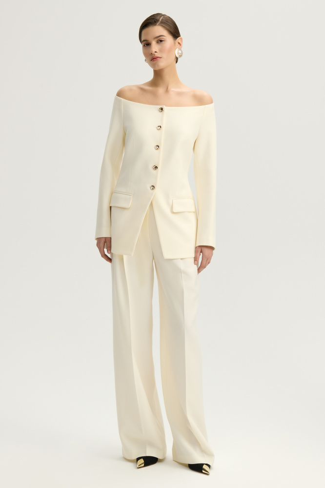 Брюки "Ortona" из итальянской вискозы Мавелти (Mavelty)