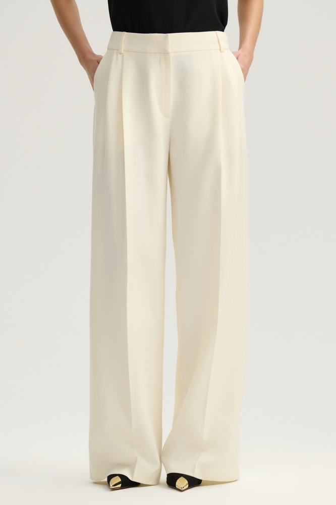 Брюки "Ortona" из итальянской вискозы Мавелти (Mavelty)