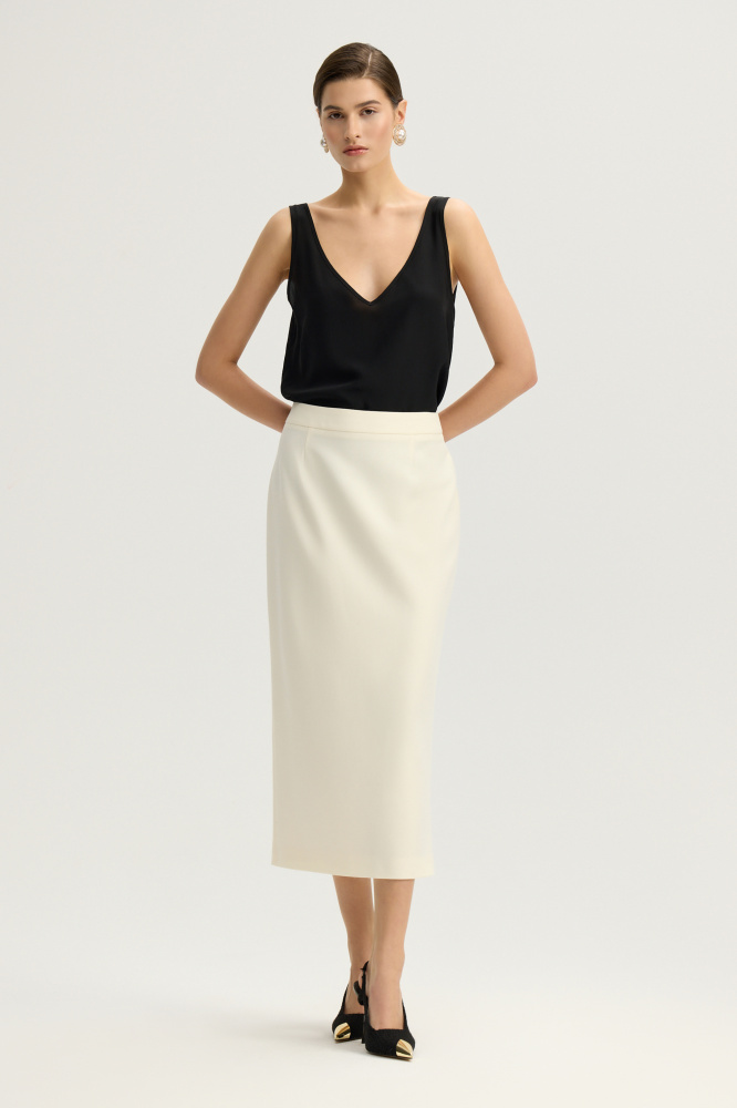 Юбка "Ortona" из итальянской вискозы Мавелти (Mavelty)