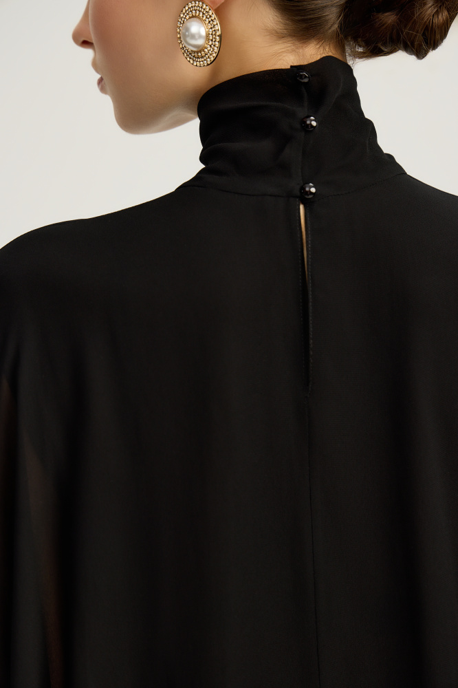 Блуза "Bagheria" из итальянской вискозы Мавелти (Mavelty)