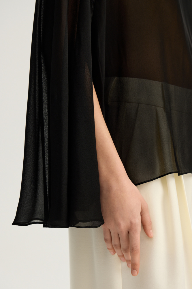 Блуза "Bagheria" из итальянской вискозы Мавелти (Mavelty)