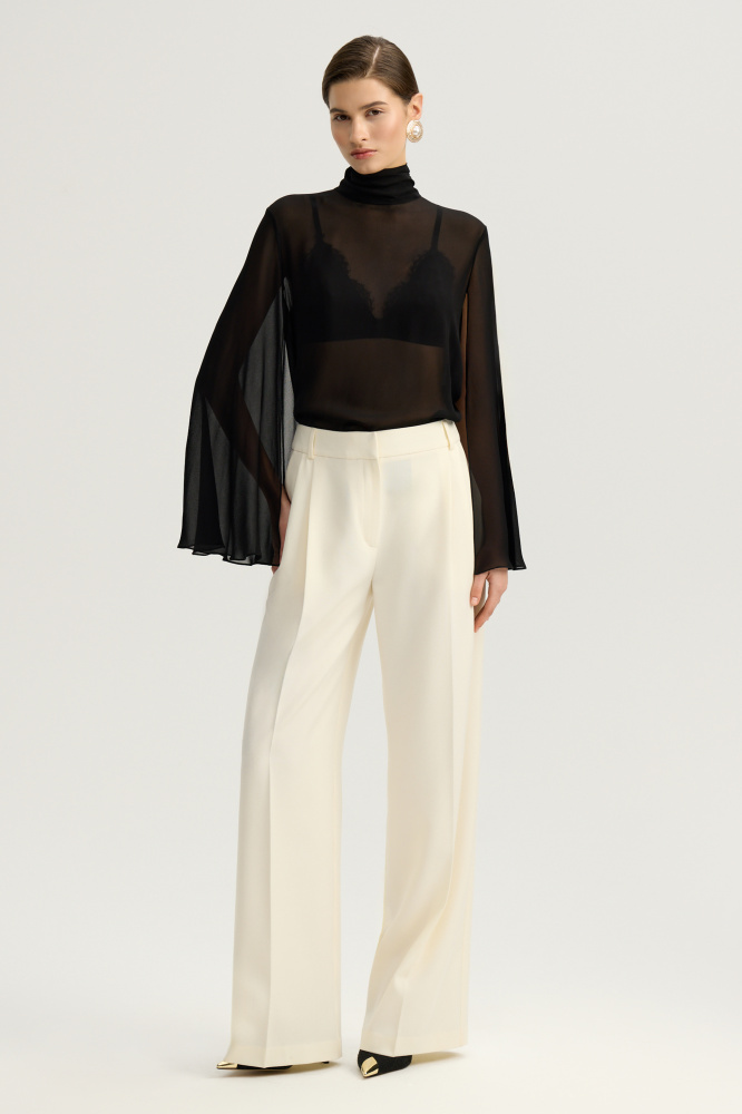 Брюки "Ortona" из итальянской вискозы Мавелти (Mavelty)