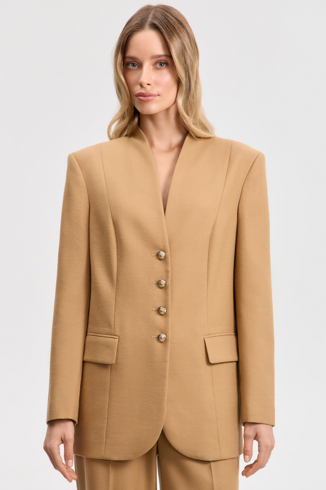 Жакет "Leverano" из итальянской шерсти Мавелти (Mavelty)