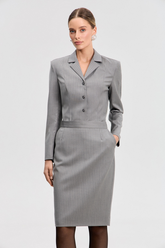 Рубашка "Daiano" из итальянской шерсти  Мавелти (Mavelty)