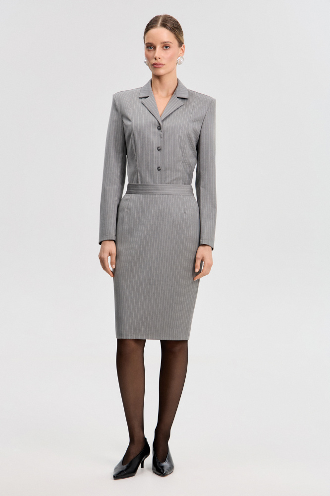 Рубашка "Daiano" из итальянской шерсти  Мавелти (Mavelty)