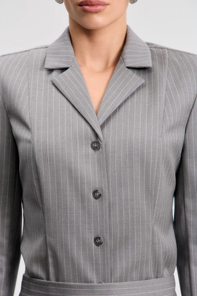 Рубашка "Daiano" из итальянской шерсти  Мавелти (Mavelty)