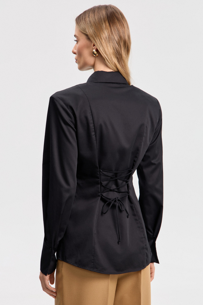 Рубашка "Bagheria" из итальянского хлопка Мавелти (Mavelty)