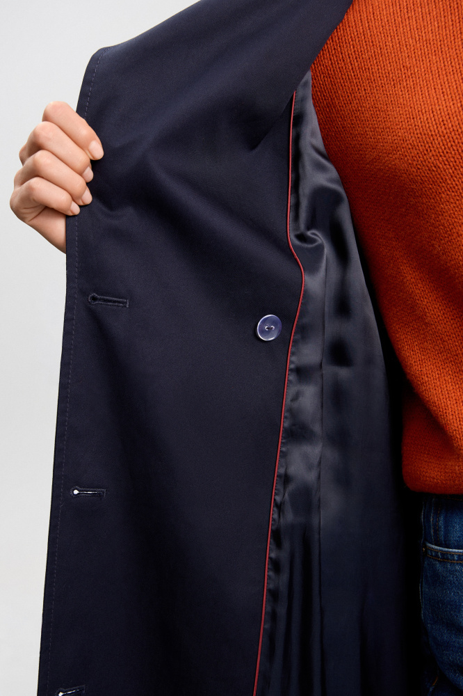 Тренч "Tenno" из итальянского хлопка Мавелти (Mavelty)