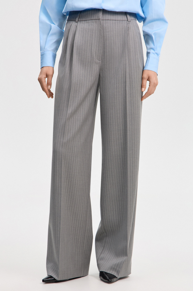 Брюки "Daiano" из итальянской шерсти  Мавелти (Mavelty)