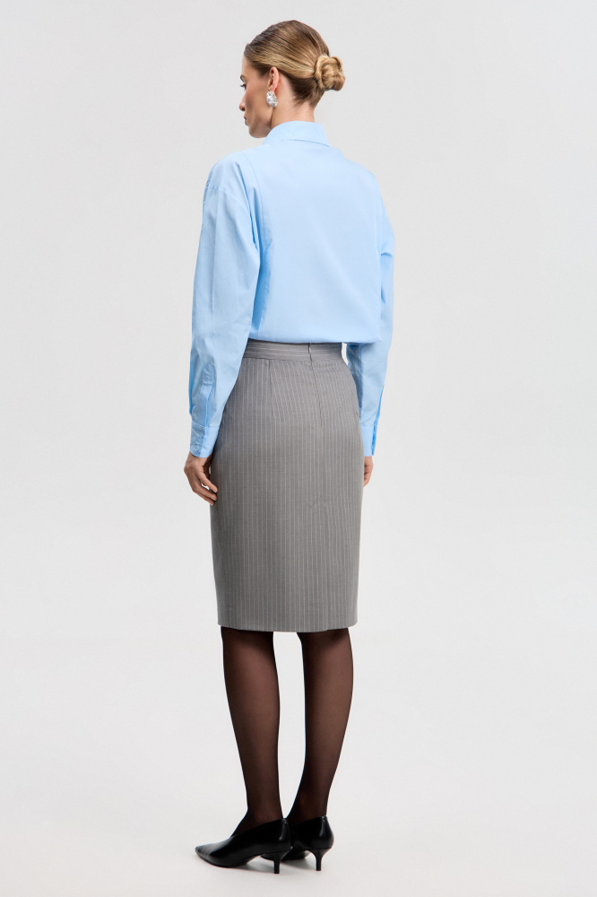 Юбка "Daiano" из итальянской шерсти Мавелти (Mavelty)