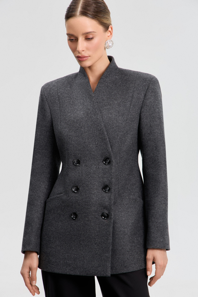 Жакет "Vernazza" из итальянской шерсти Мавелти (Mavelty)