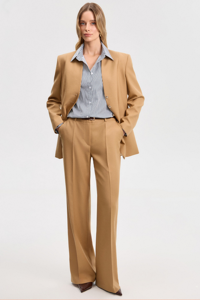 Брюки "Ancona" из итальянской шерсти Мавелти (Mavelty)