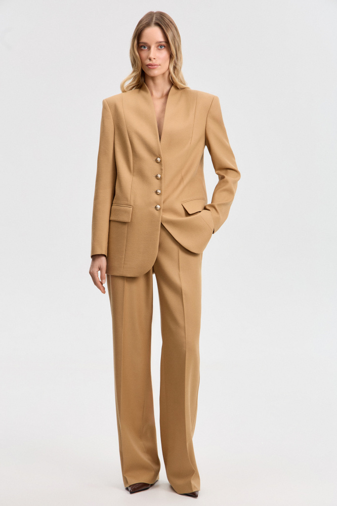 Брюки "Ancona" из итальянской шерсти Мавелти (Mavelty)