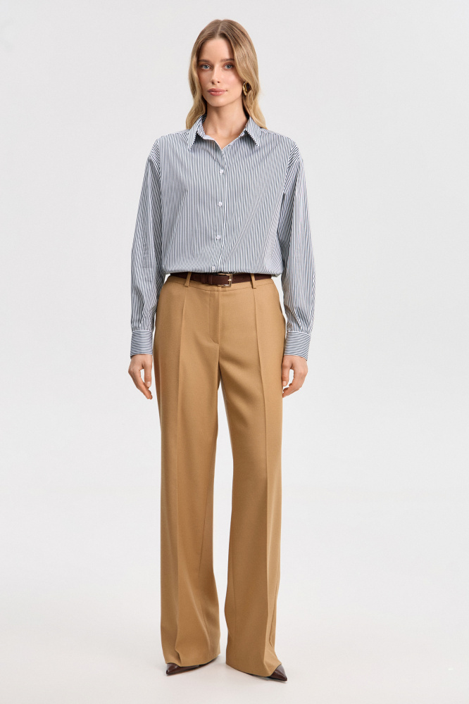 Брюки "Ancona" из итальянской шерсти Мавелти (Mavelty)