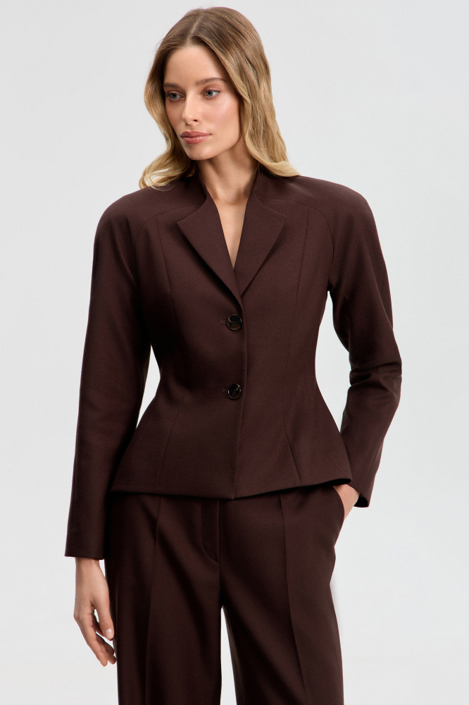 Жакет "Meltina-Paese" из итальянской шерсти  Мавелти (Mavelty)