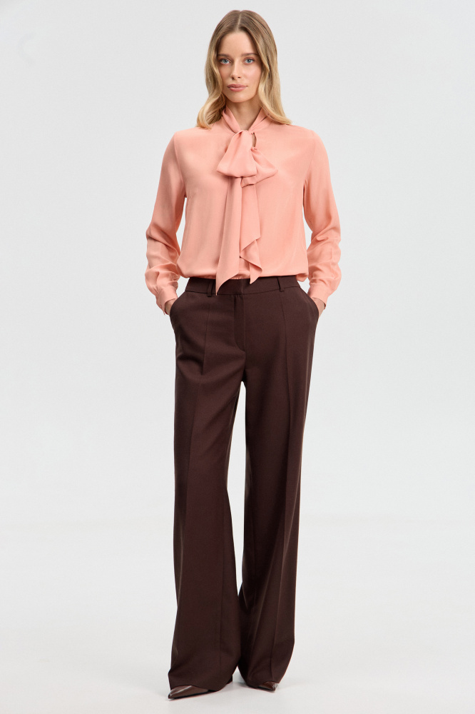 Брюки "Paese" из итальянской шерсти Мавелти (Mavelty)