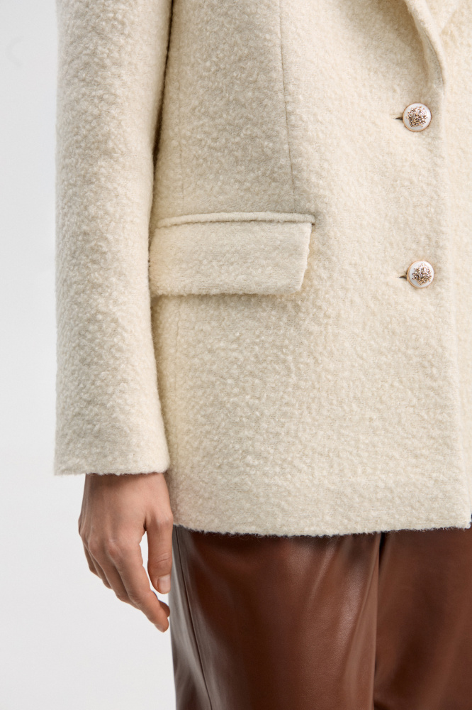 Жакет "Avetrana" из итальянского твида Мавелти (Mavelty)