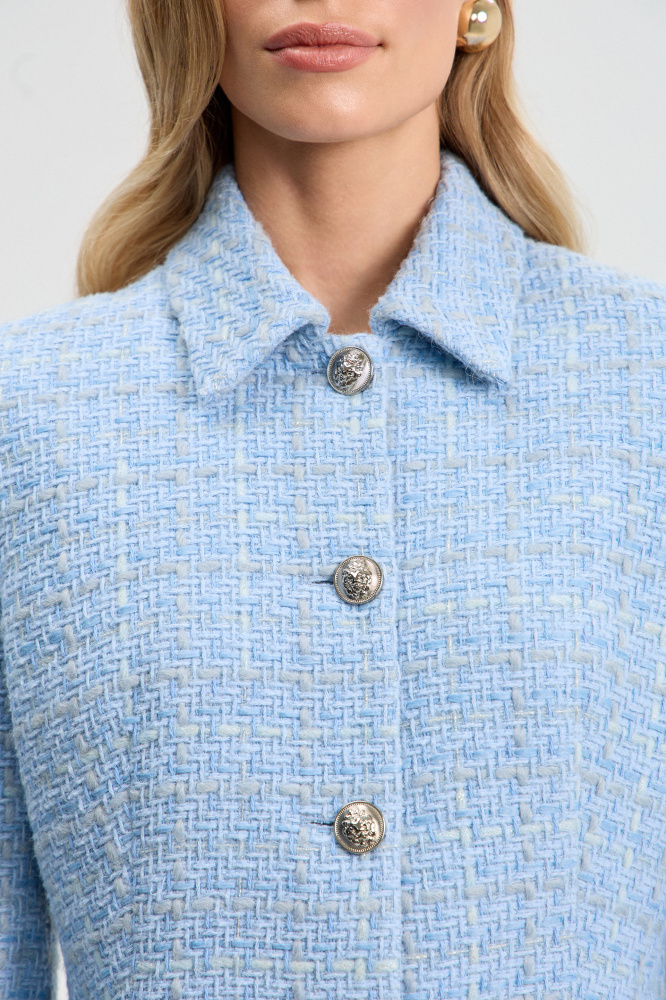 Жакет "Beverino" из итальянского твида Мавелти (Mavelty)