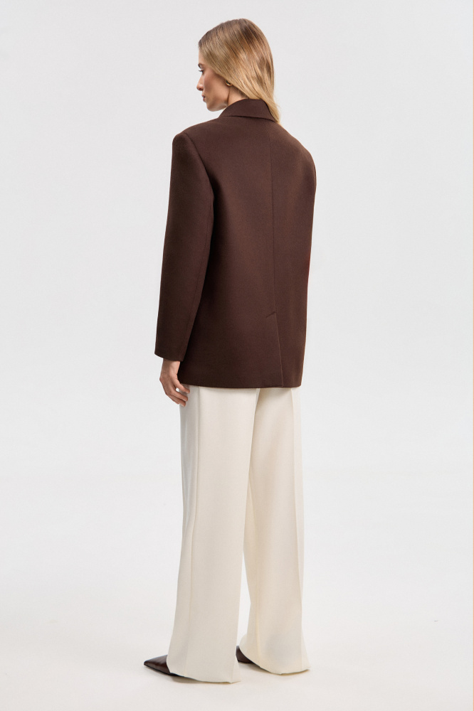 Жакет "Lavis" из итальянской шерсти и кашемира Мавелти (Mavelty)