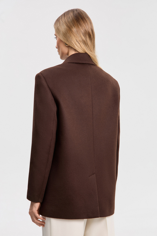 Жакет "Lavis" из итальянской шерсти и кашемира Мавелти (Mavelty)