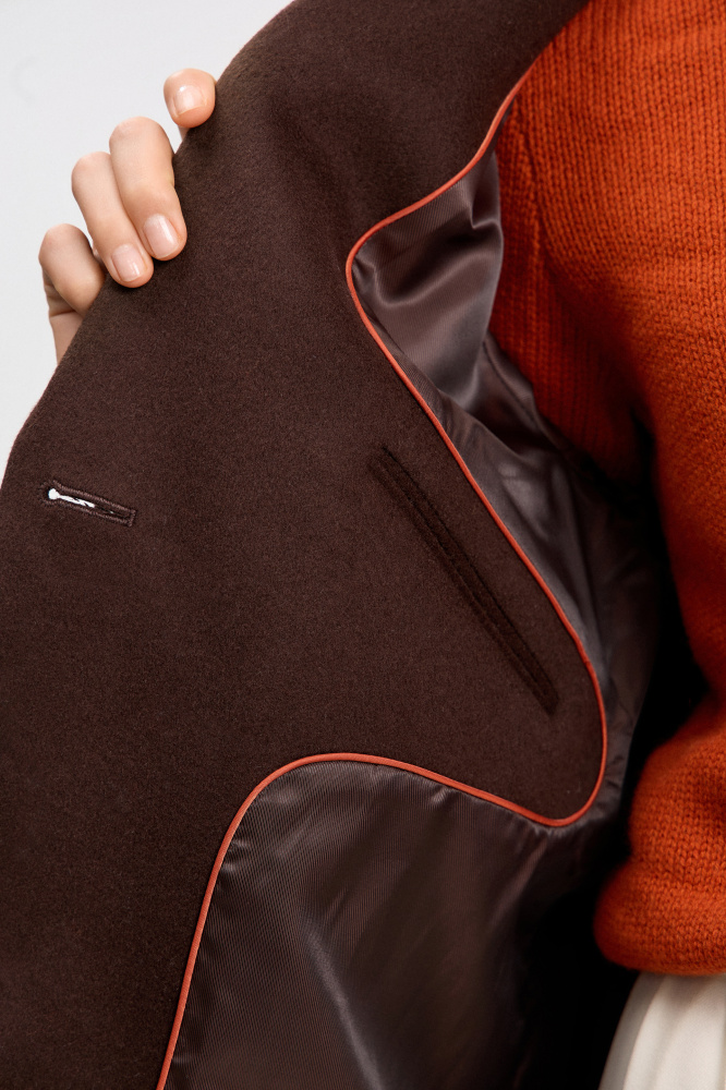 Жакет "Lavis" из итальянской шерсти и кашемира Мавелти (Mavelty)