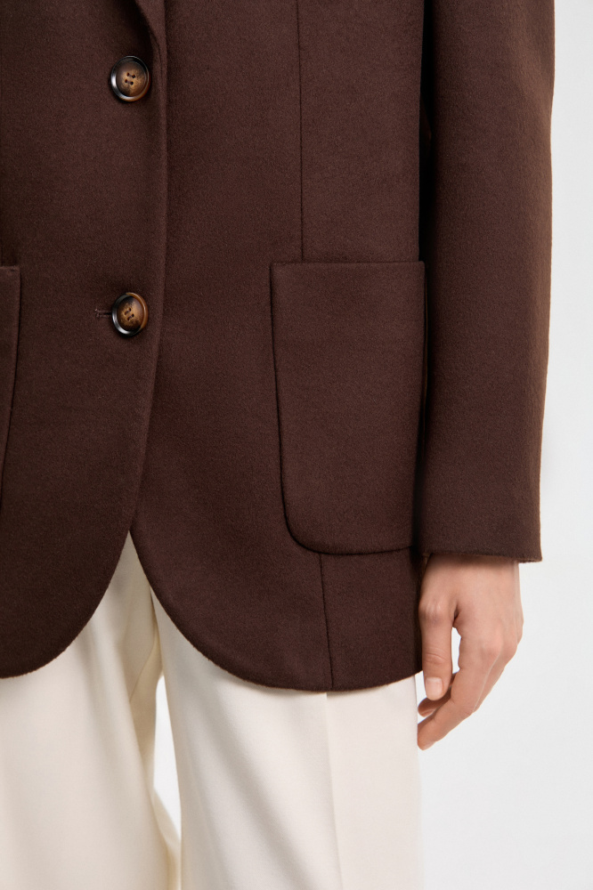 Жакет "Lavis" из итальянской шерсти и кашемира Мавелти (Mavelty)