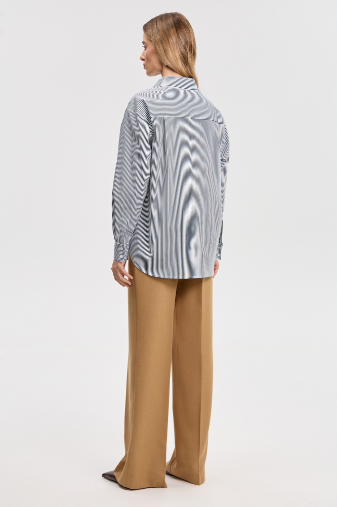  Рубашка "Maida" из итальянского хлопка  Мавелти (Mavelty)