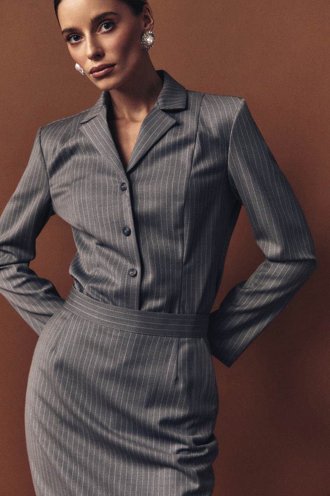 Рубашка "Daiano" из итальянской шерсти  Мавелти (Mavelty)