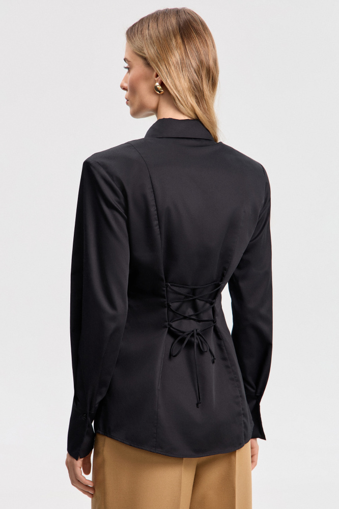 Рубашка "Bagheria" из итальянского хлопка Мавелти (Mavelty)