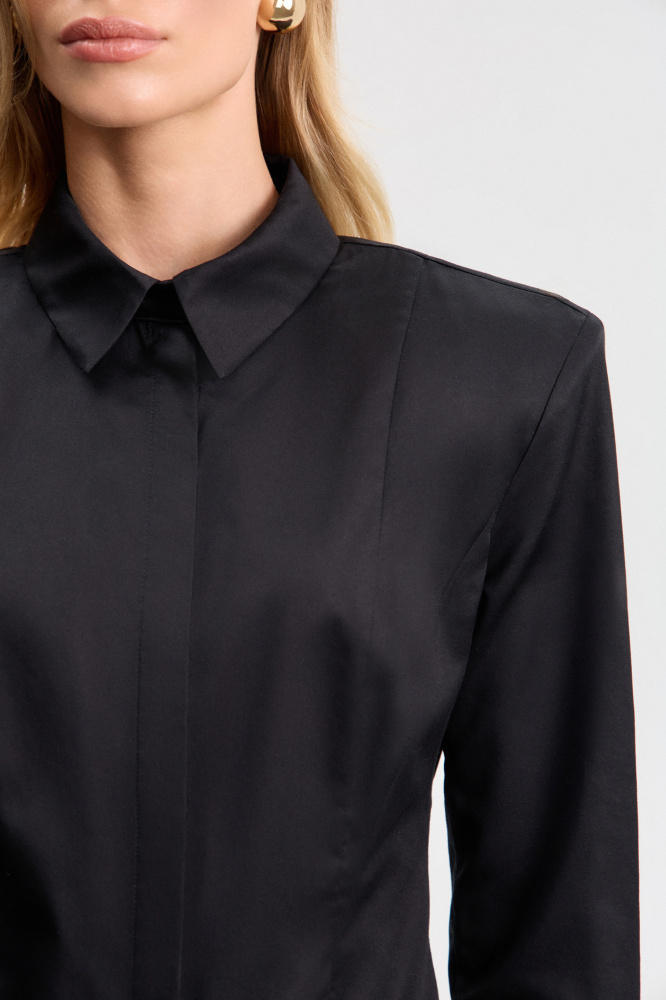 Рубашка "Bagheria" из итальянского хлопка Мавелти (Mavelty)