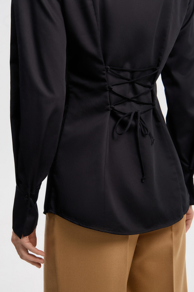 Рубашка "Bagheria" из итальянского хлопка Мавелти (Mavelty)