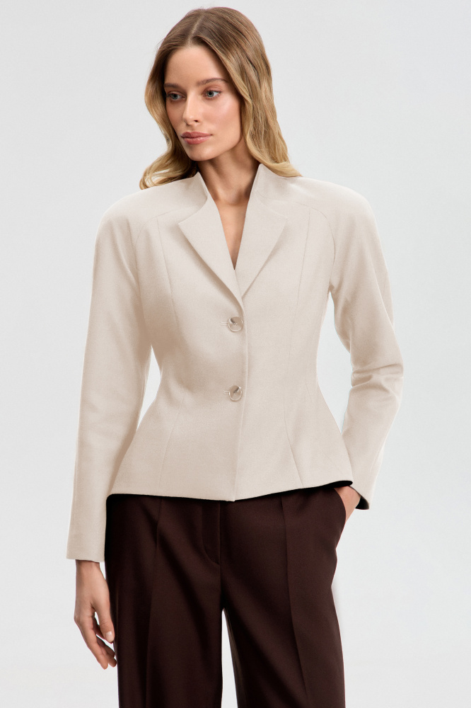 Жакет "Donnas" из итальянской шерсти Мавелти (Mavelty)