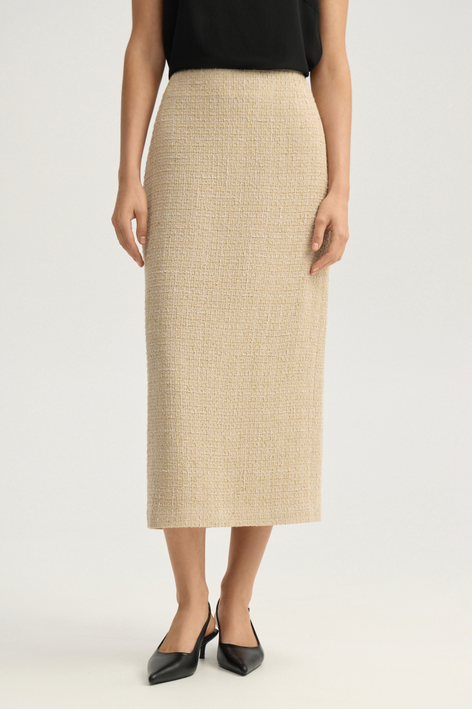 Юбка "Atessa" из итальянского твида Мавелти (Mavelty)