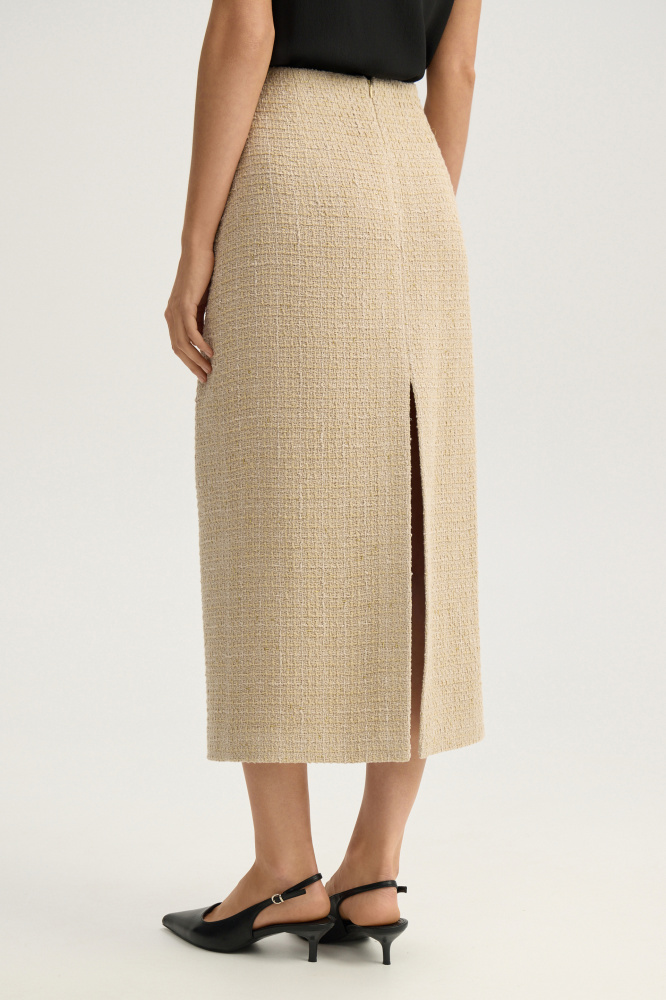 Юбка "Atessa" из итальянского твида Мавелти (Mavelty)