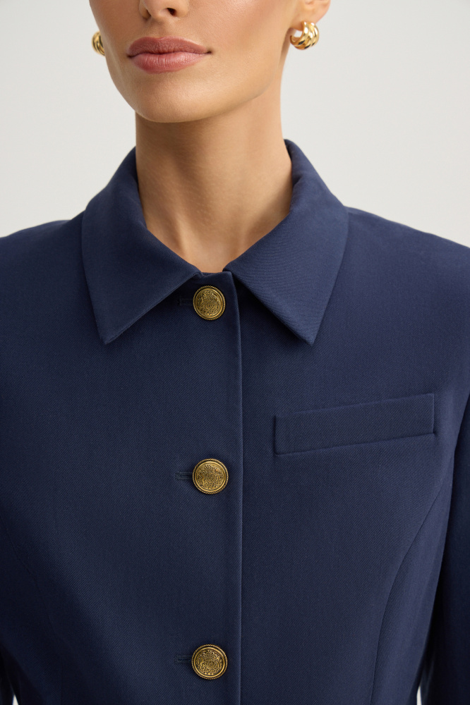 Жакет "Stelvio" из итальянского хлопка Мавелти (Mavelty)