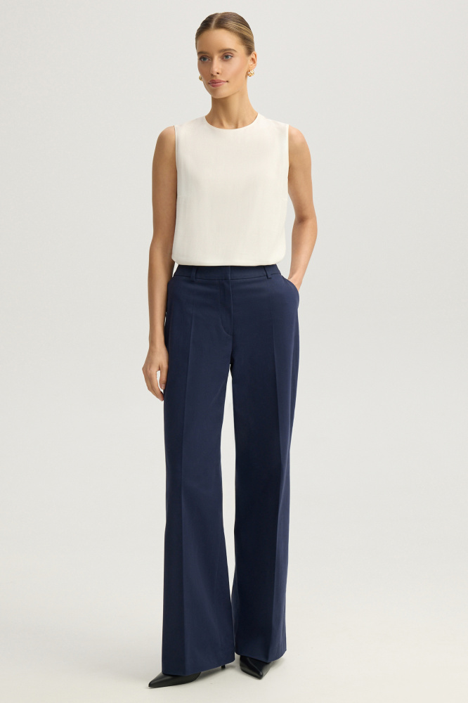 Брюки "Stelvio" из итальянского хлопка Мавелти (Mavelty)