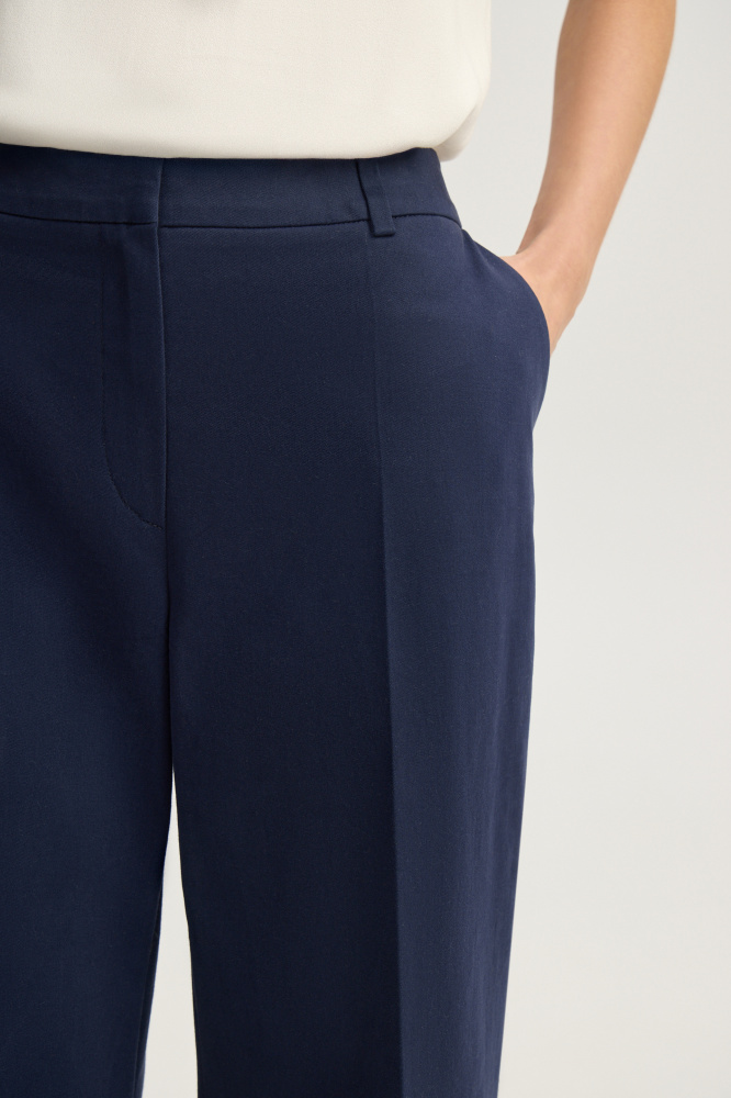 Брюки "Stelvio" из итальянского хлопка Мавелти (Mavelty)