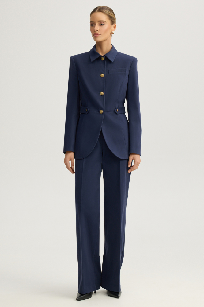 Брюки "Stelvio" из итальянского хлопка Мавелти (Mavelty)