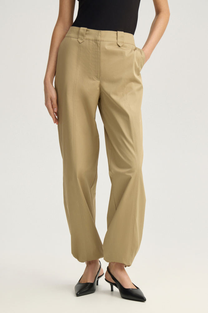 Брюки "Talana" из итальянского хлопка Мавелти (Mavelty)
