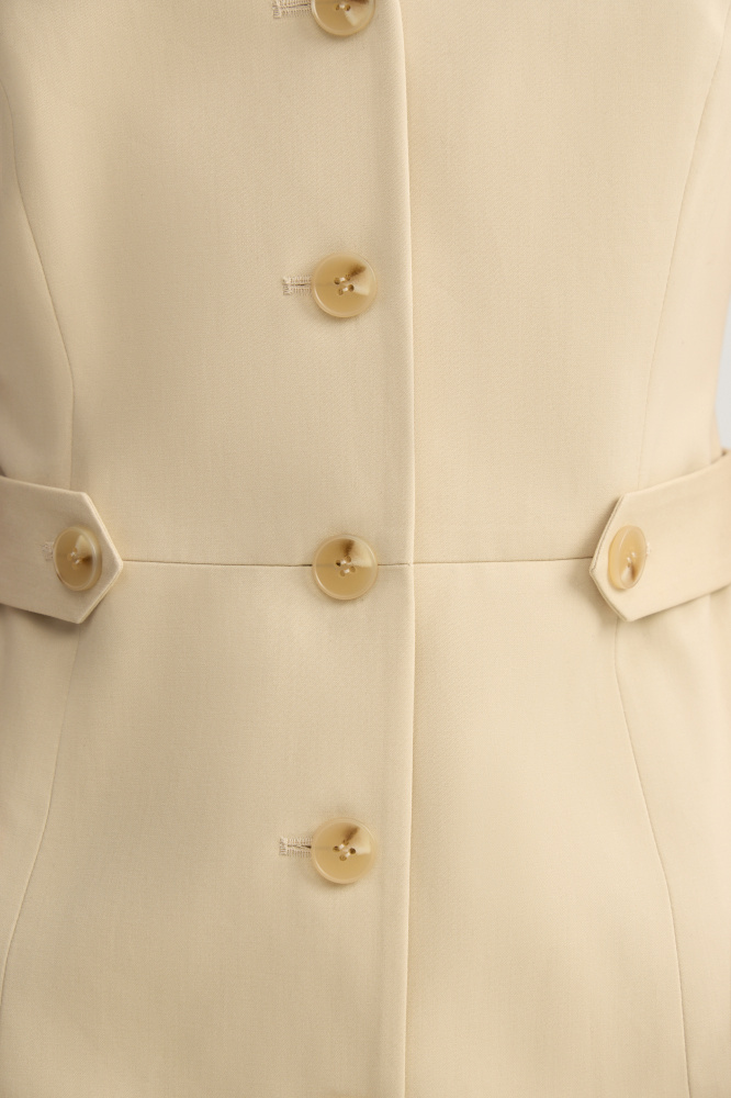 Платье "Larino" из итальянского хлопка Мавелти (Mavelty)