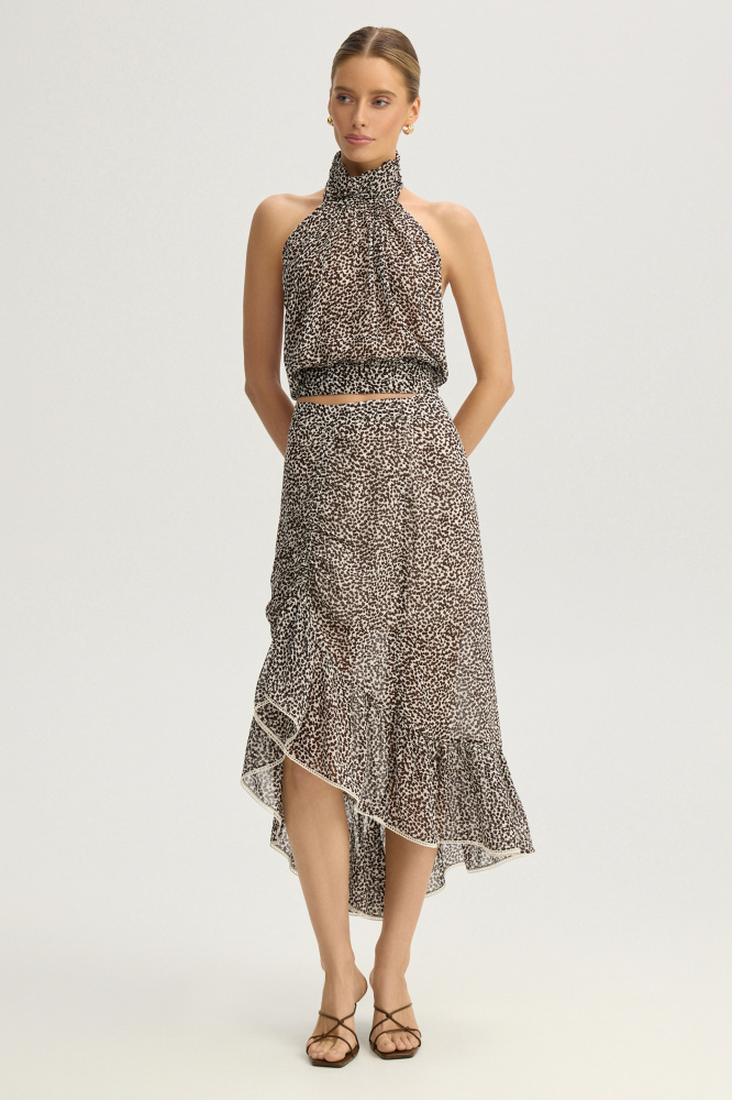 Юбка "Leo" из вискозы Мавелти (Mavelty)